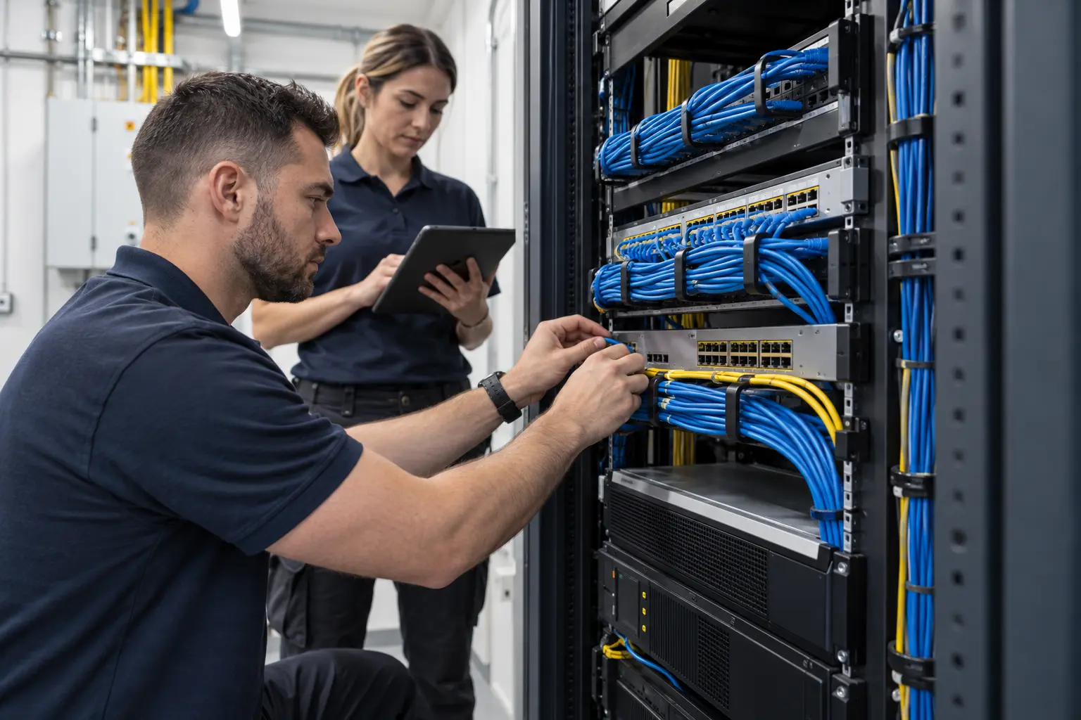Phone Guys engineers carefully delivering business network infrastructure